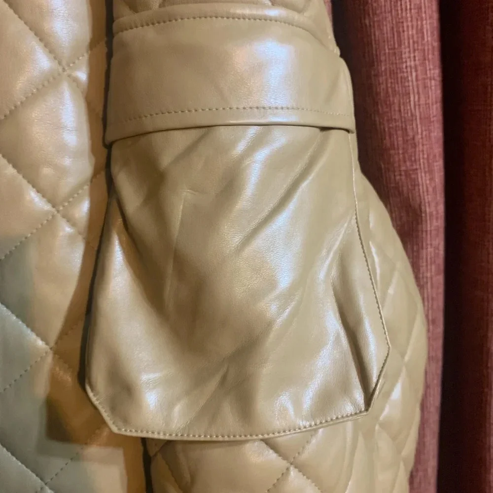 GOOD AMERICAN Women Quilted Bomber Jacket - Picture 4 of 4